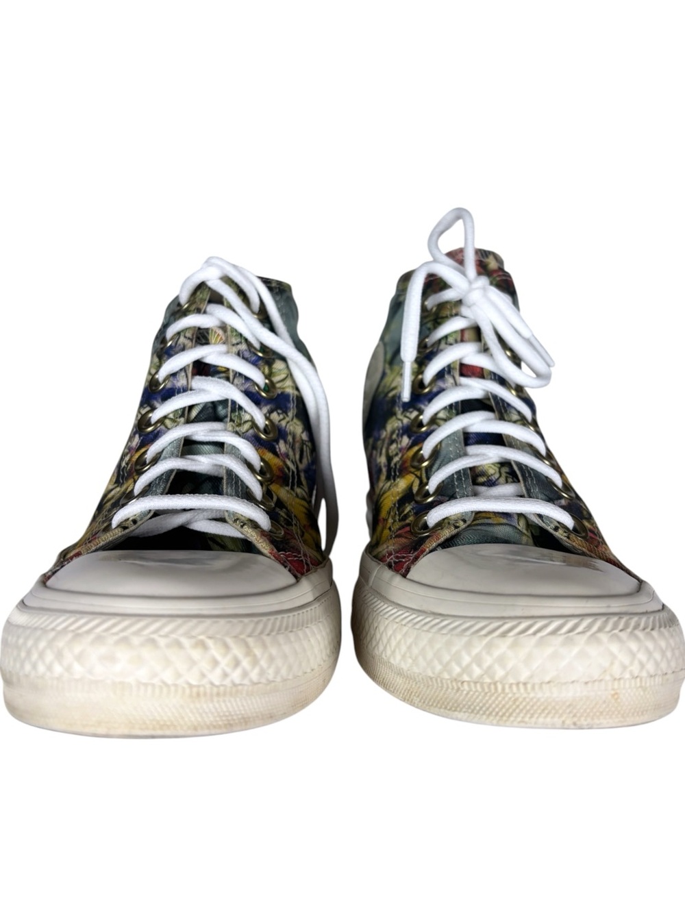 Converse Chuck Taylor All Star Lux Hi Floral Hidden Wedge Sneakers 7 - Picture 3 of 15